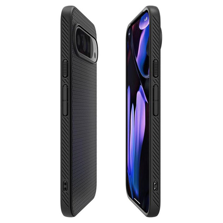 Spigen Liquid Air - Hülle für Google Pixel 9 / 9 Pro (Matte Black)