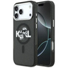 Karl Lagerfeld IML Glitter Karl & Choupette Sketch Logo MagSafe - Case for iPhone 17 Pro Max (black)