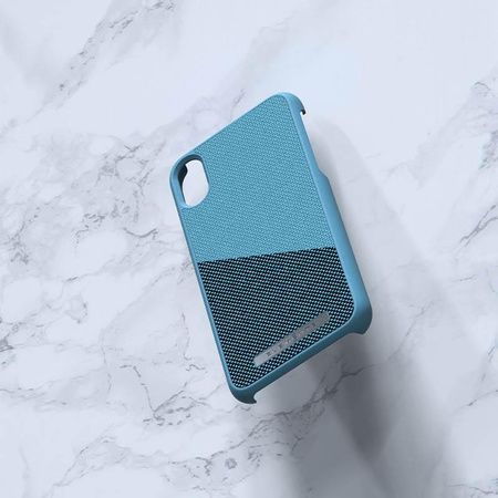 Nordic Elements Saeson Freja - Materiałowe etui iPhone Xs / X (Petrol)