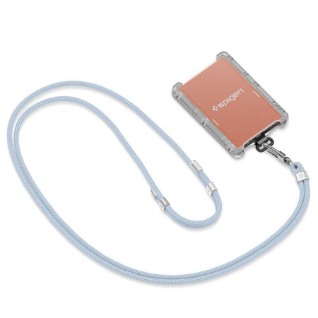 Spigen Universal Strap Set Crossbody & Wrist - Bandoulière + dragonne pour téléphone portable (Mute Blue)