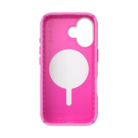 Speck Presidio2 Grip ClickLock & MagSafe - iPhone 16 Tasche (True Pink / Shocking Pink / Weiß)
