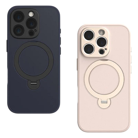 Moshi Kameleon MagSafe - Case for iPhone 16 Pro Max with Stand Function (Midnight Blue)