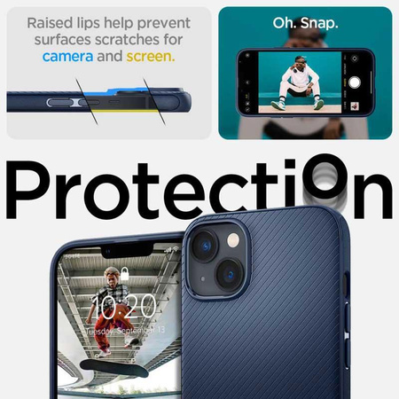 Spigen Mag Armor - Case for iPhone 14 Plus (Navy blue)