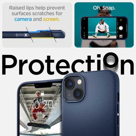 Spigen Mag Armor - Hülle für iPhone 15 Plus / iPhone 14 Plus (Marineblau)