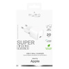 PURO Super mini rychlá síťová nabíječka - USB-C Power Delivery 20W rychlá mini síťová nabíječka (bílá)