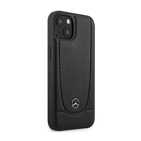 Mercedes Leder Urban Line - iPhone 14 Plus Tasche (schwarz)