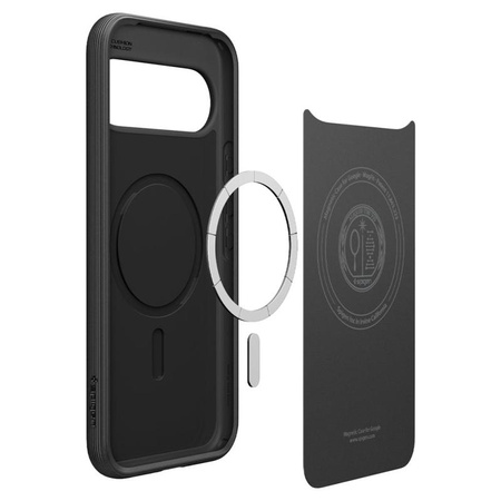 ETUI DO GOOGLE PIXEL 10 | 10 PRO do MAGSAFE SPIGEN ORYGINALNE CZARNE CASE