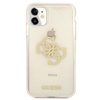 Guess Glitter 4G Big Logo - Etui iPhone 11 (złoty)