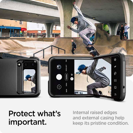 Spigen Tough Armor - Etui do Samsung Galaxy Z Flip 4 (Czarny)