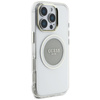 Guess IML Metal Coloured Circle Classic Logo MagSafe - pouzdro pro iPhone 16 Pro (šedé)