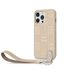 Moshi Altra - Etui z odpinaną smyczką iPhone 13 Pro (antybakteryjne NanoShield™) (Sahara Beige)