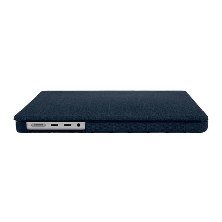 Incase Textured Hardshell in Woolenex - szövet tok a MacBook Pro 14" (2023-2021) (Cobalt) számára