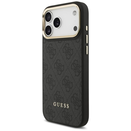 Guess Bundle Pack MagSafe 4G - Hüllen- + MagSafe-Geldbörsen-Set für iPhone 17 Pro Max (Schwarz)