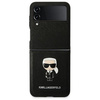Karl Lagerfeld Saffiano Ikonik - Étui Samsung Galaxy Z Flip 4 (noir)