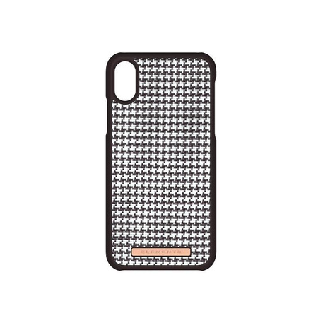 Nordic Elements Saeson Idun - Material Case for iPhone Xs / X (Dark Brown Pattern 2)