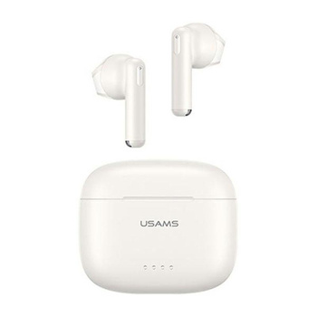 USAMS US Series - Casque d'écoute Bluetooth 5.3 TWS + étui de chargement (blanc)