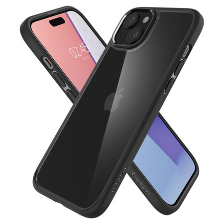 Spigen Ultra Hybrid - pouzdro pro iPhone 15 Plus (matně černé)