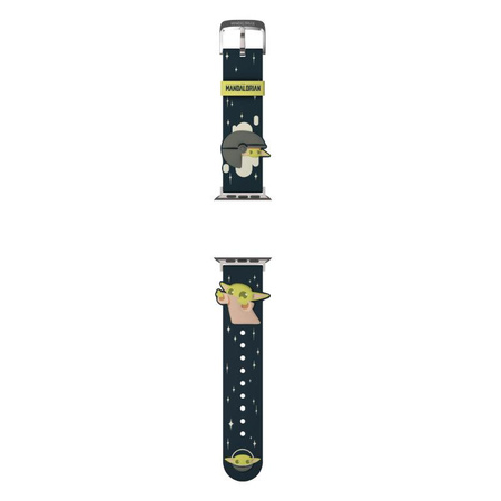 Star Wars - Armband für Apple Watch 38/40/41/42/44/45/49 mm (Der Mandalorianer Grogu Using The Force 3D)