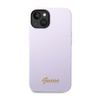 Guess Silicone Vintage - Coque iPhone 14 (violet)