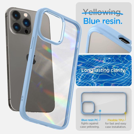 Spigen Ultra Hybrid - Case for iPhone 14 Pro Max (Blue)