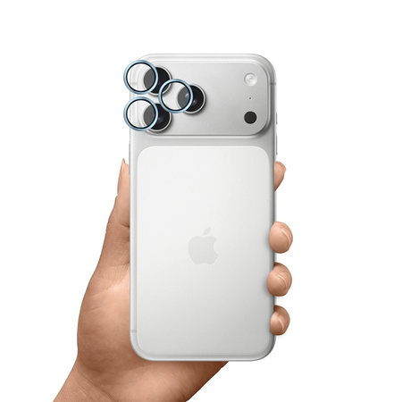 3mk HARDY Lens Protection Pro - Sklo na objektiv fotoaparátu iPhone 17 Pro / iPhone 17 Pro Max (Ocean Blue)