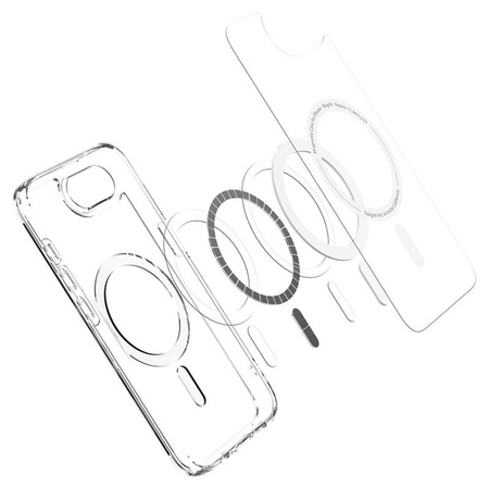 Spigen Ultra Hybrid MagSafe - étui pour iPhone 16e (Blanc)