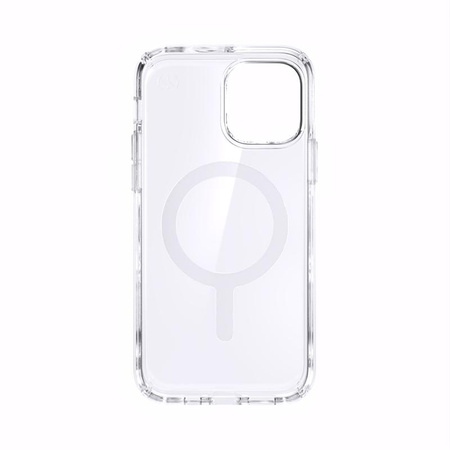 Speck Presidio Perfect-Clear + MagSafe - Coque pour iPhone 12 / iPhone 12 Pro avec revêtement MICROBAN (transparent)