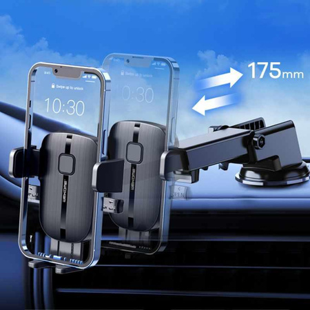 WEKOME WA-S54 K Captain Series - Mechanikus autós telefontartó 4,7"- 7,2" (fekete)