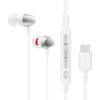 Moshi Mythro C - Aluminiowe słuchawki dokanałowe USB-C z mikrofonem (Jet Silver)