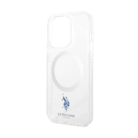 US Polo Assn MagSafe Collection - iPhone 15 Pro Case (transparent)