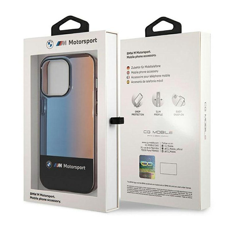 BMW Half Tricolor - Coque iPhone 14 Pro (noir)