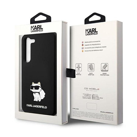 Karl Lagerfeld Silicone NFT Choupette - Etui Samsung Galaxy S23+ (czarny)