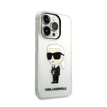 Karl Lagerfeld IML NFT Ikonik - pouzdro pro iPhone 14 Pro Max (čiré)