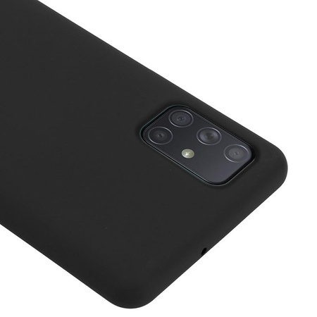 Crong Color Hülle - Samsung Galaxy A71 Gehäuse (schwarz)