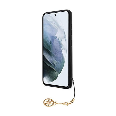 Guess 4G Charms Kollektion - Samsung Galaxy A55 5G Tasche (schwarz)