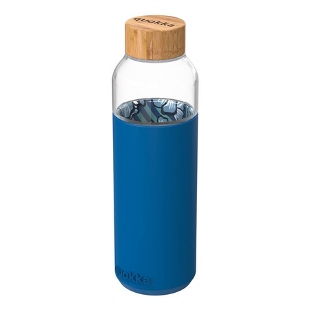 Quokka Flow - Skleněná láhev na vodu 660 ml (Inner Water Flowers)