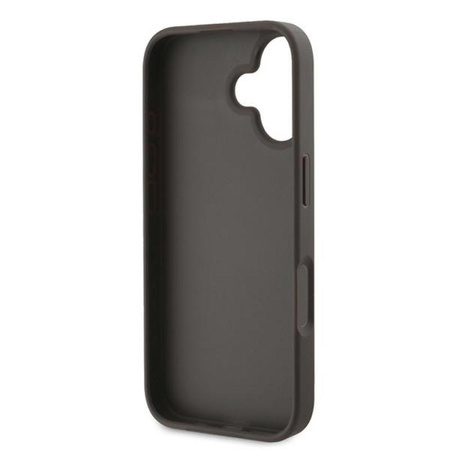 Guess 4G Bottom Stripe - iPhone 16 Plus Tasche (braun)