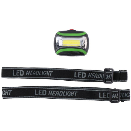 Dunlop - LED hiking head flashlight (green)