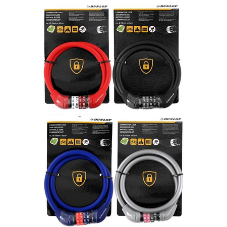 Dunlop - Cadenas pour vélo (noir)