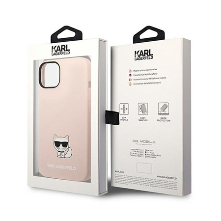 Karl Lagerfeld Choupette Body - iPhone 14 Plus Case (light pink)