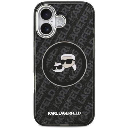 ETUI DO IPHONE 17 do MAGSAFE KARL LAGERFELD ORYGINALNE CZARNE MODNE CASE