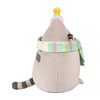 Pusheen - Mascotte en peluche avec écharpe et chapeau 24 cm