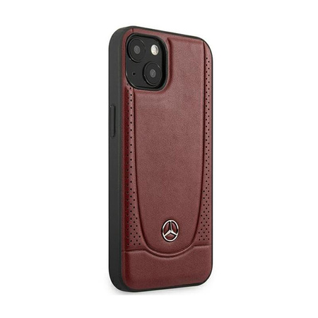 Mercedes Leather Urban Line - iPhone 15 Case (red)