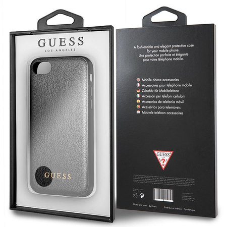 Guess Iridescent - Coque iPhone 8 / 7 (noir)