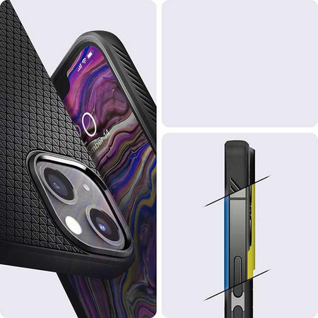 Spigen Liquid Air - Schutzhülle für iPhone 13 (Schwarz)