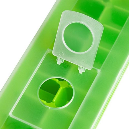 Ice cube mold with lid, 16 cubes (Blue)