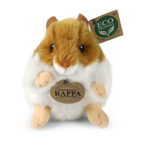 MASKOTKA PLUSZOWA CHOMIK REALISTYCZNY 13cm RAPPA ECO CHOMICZEK DLA DZIECKA