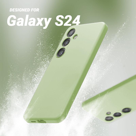 Crong Color Cover - Custodia per Samsung Galaxy S24 (verde)
