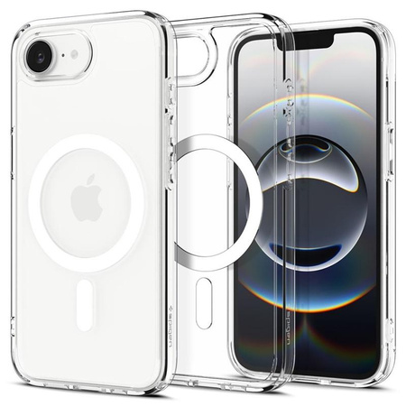Spigen Ultra Hybrid MagSafe - étui pour iPhone 16e (Blanc)