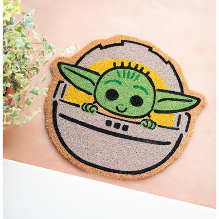 Star Wars - Paillasson en forme de Yoda pour bébé (40 x 60 cm)